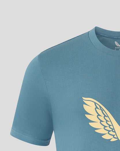 Mansfield Men's 24/25 Training Logo Tee - Light Blue
