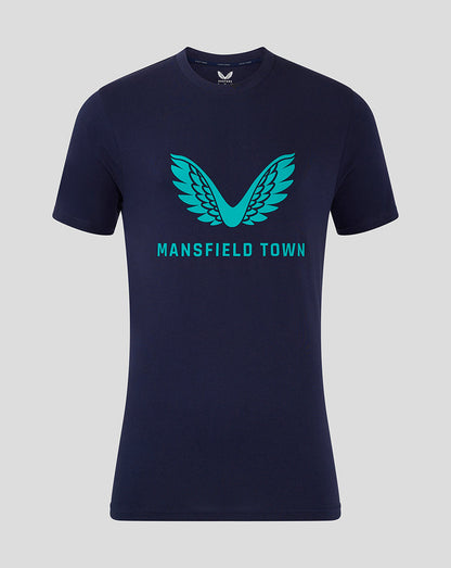 Mansfield Men's 24/25 Training Logo Tee - Navy
