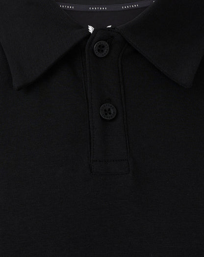 Mansfield Men's 24/25 Travel Polo - Black