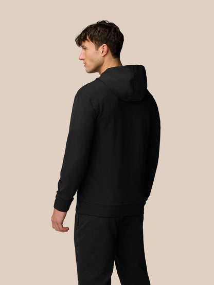 Travel Full Zip Hoodie - Black