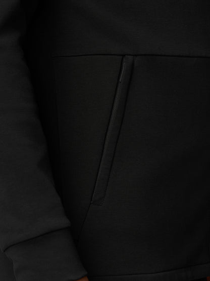 Travel Full Zip Hoodie - Black