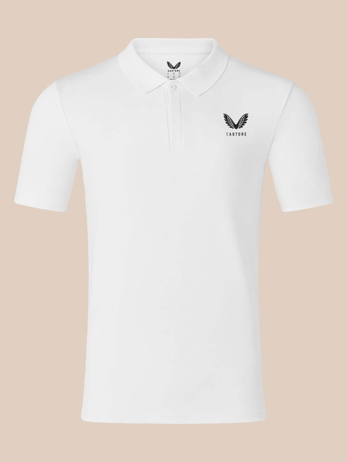 Short Sleeve Men's Polo - White
