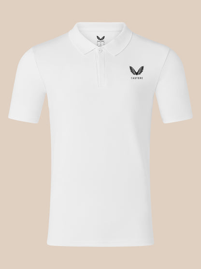 Short Sleeve Men's Polo - White