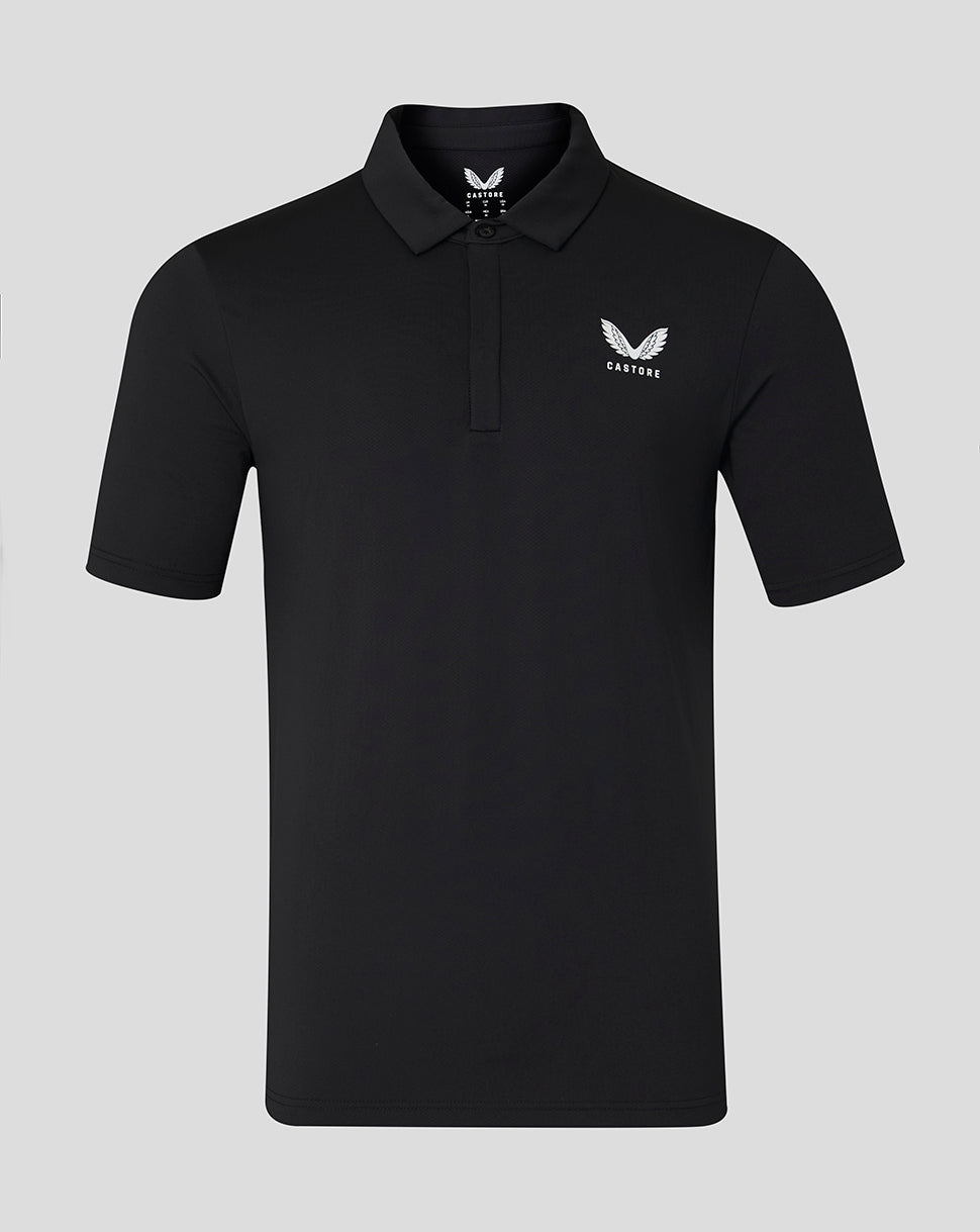 Short Sleeve Men's Polo - Black