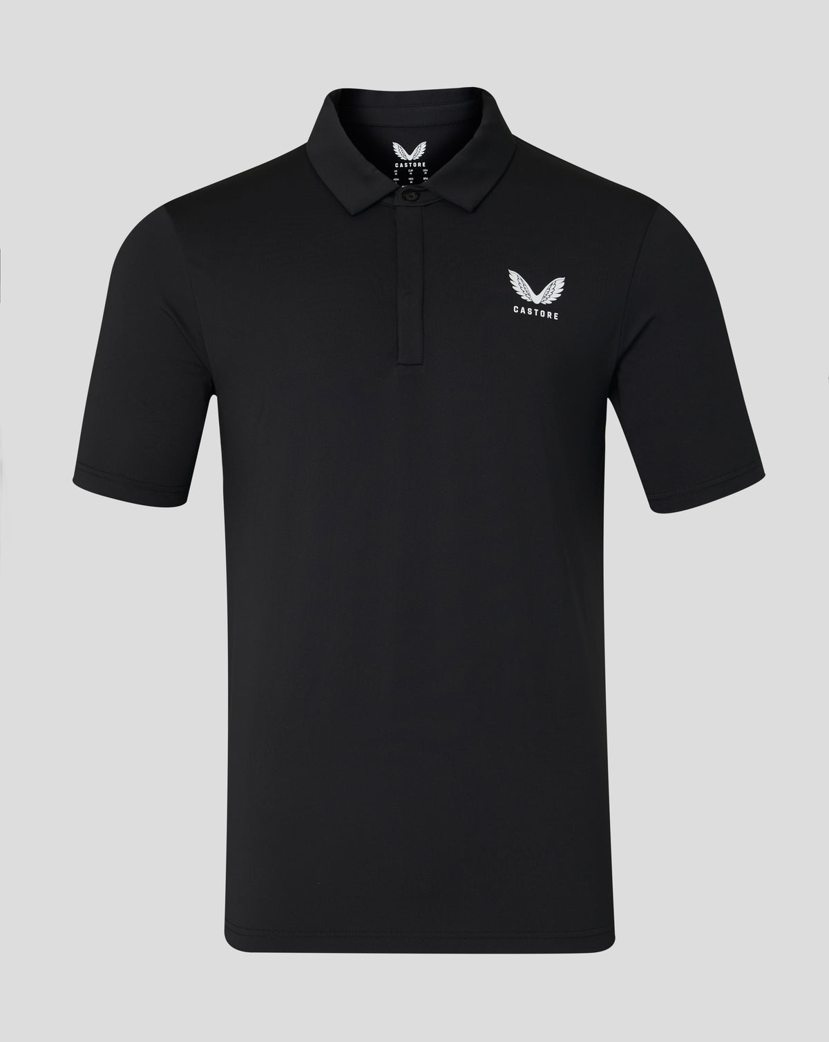 Heren poloshirt met korte mouw – zwart - Zwart