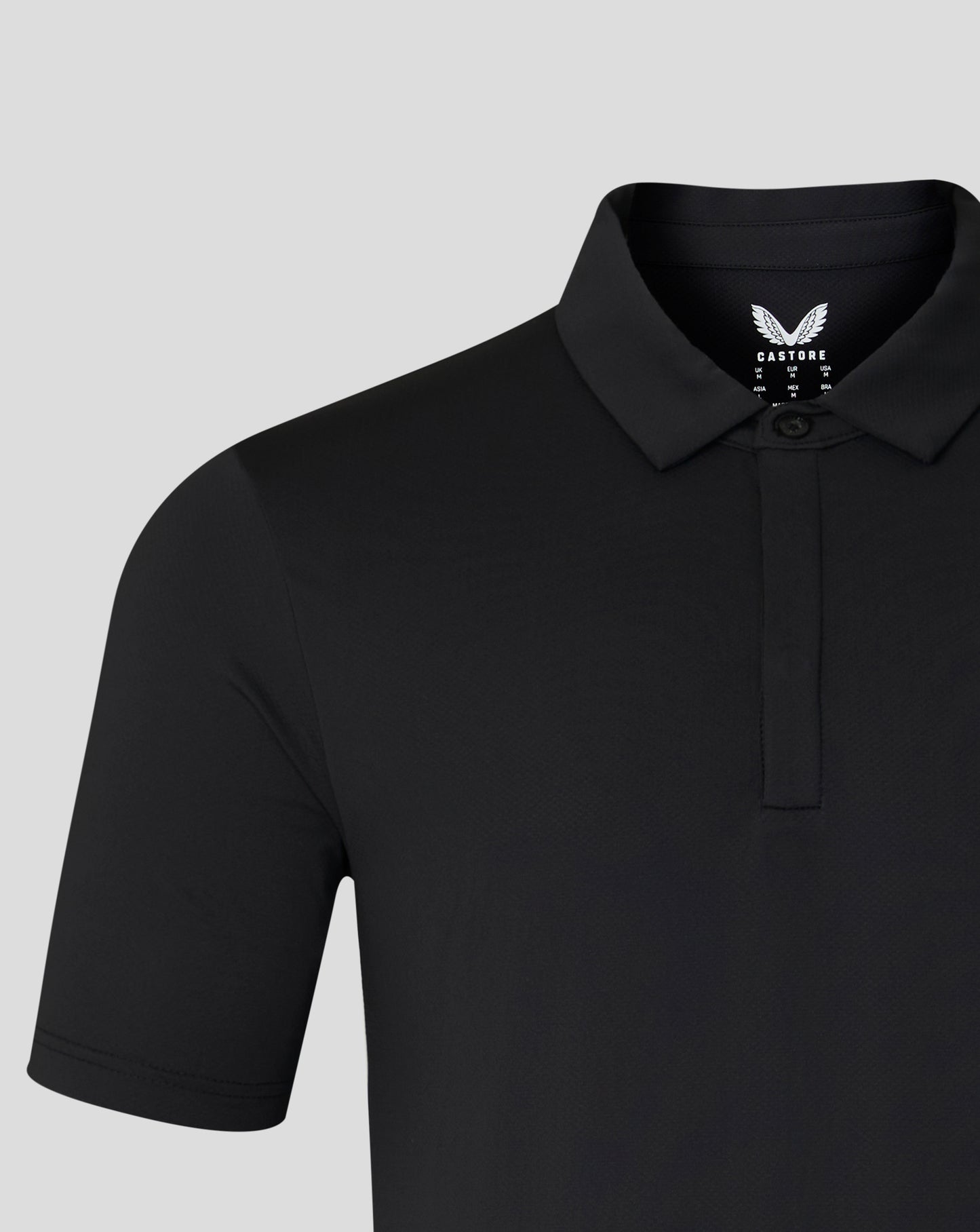 Men's Short Sleeve Polo - Black