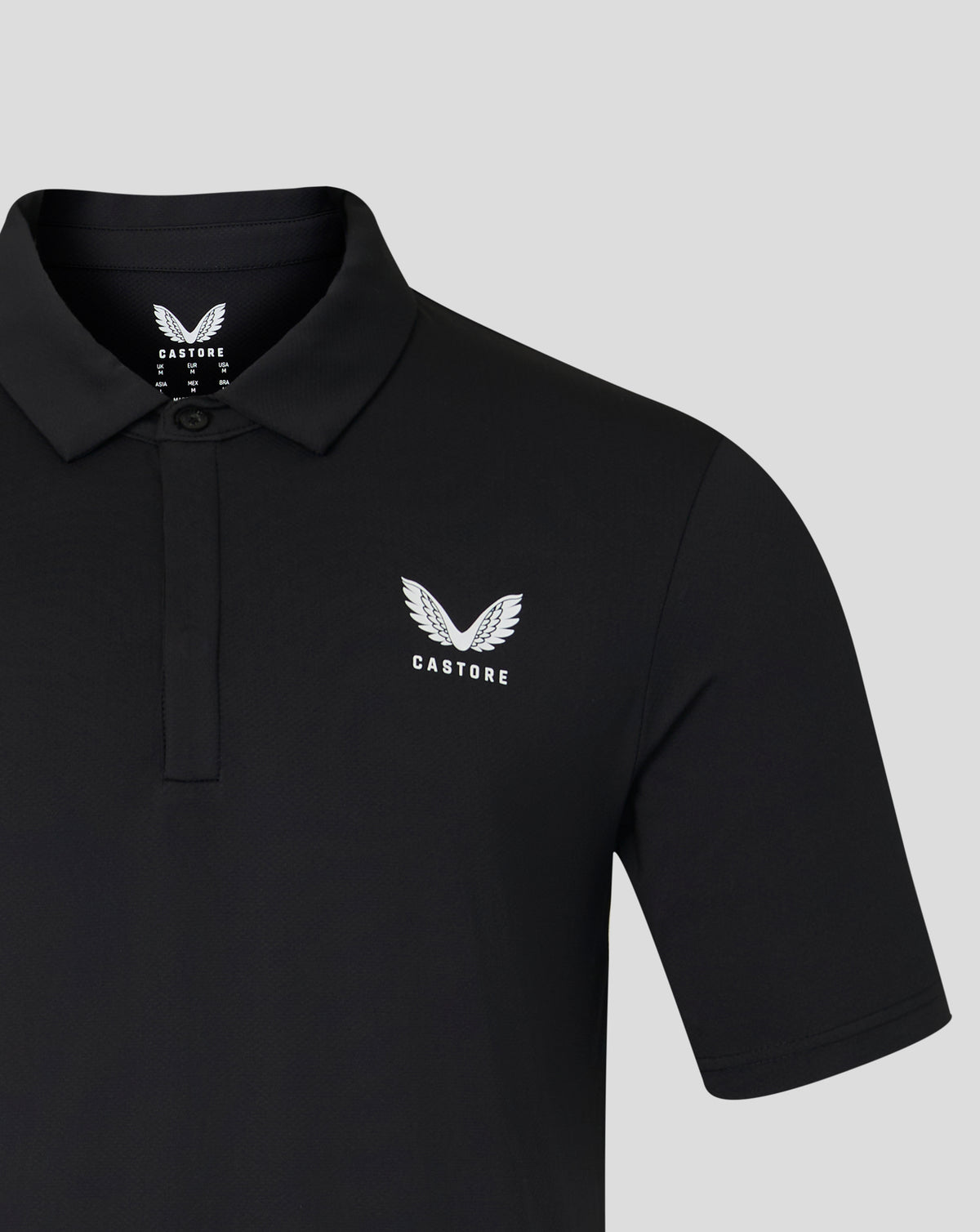 Heren poloshirt met korte mouw – zwart - Zwart