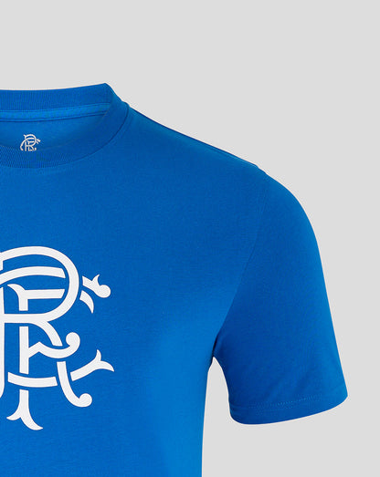 Rangers Men's Core Crest T-Shirt - Blue