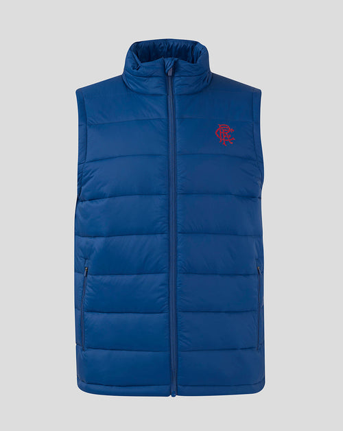 Rangers Men's Core Fan Gilet - Navy