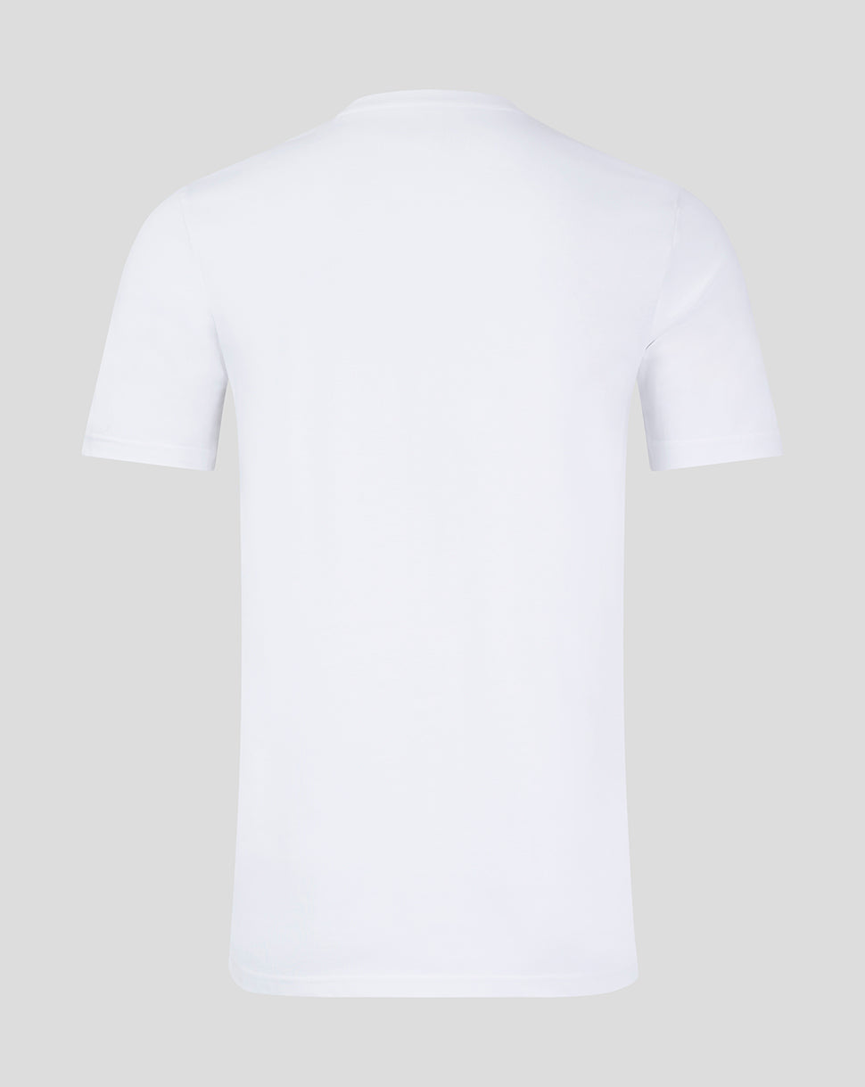 Herren 24/25 Core Crest T-Shirt 1 – Weiss - Brilliant White
