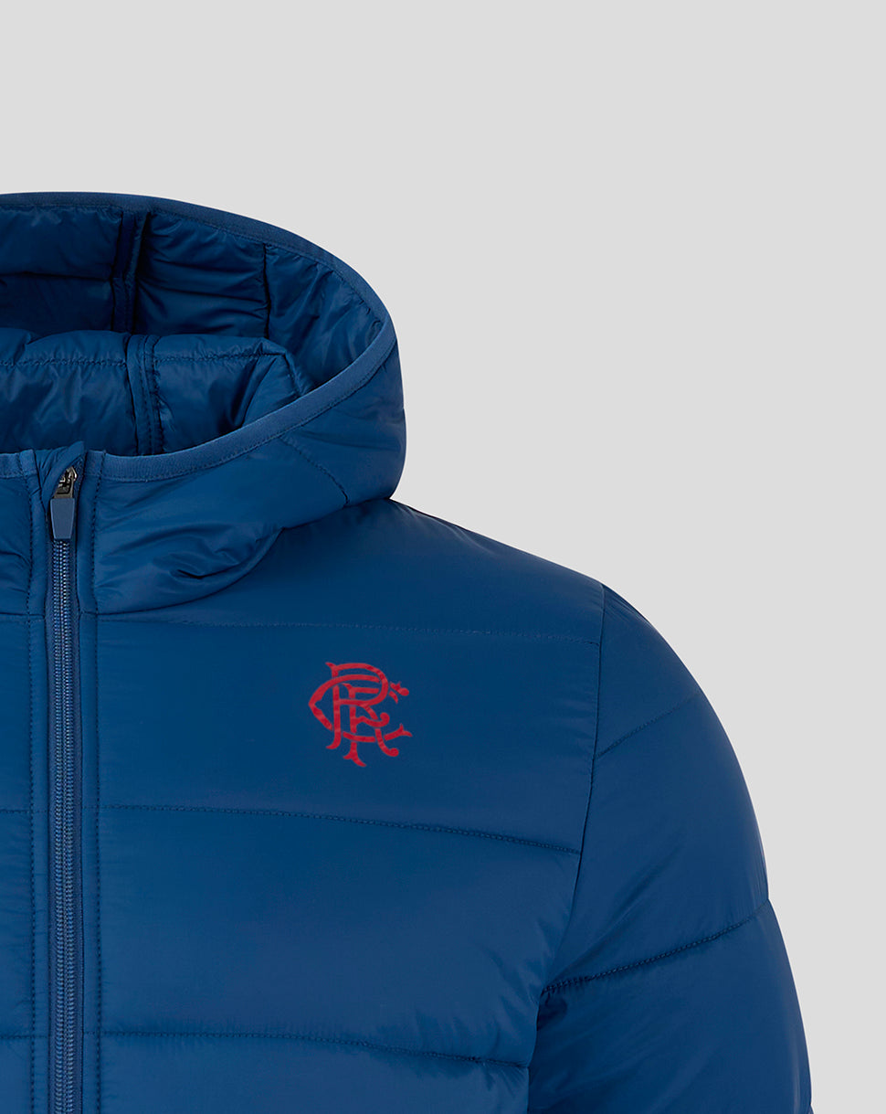 Rangers Men's Core Fan Puffer Jacket - Navy