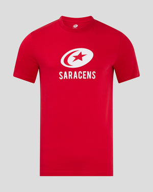 Saracens Men's Core Crest T-Shirt - Red