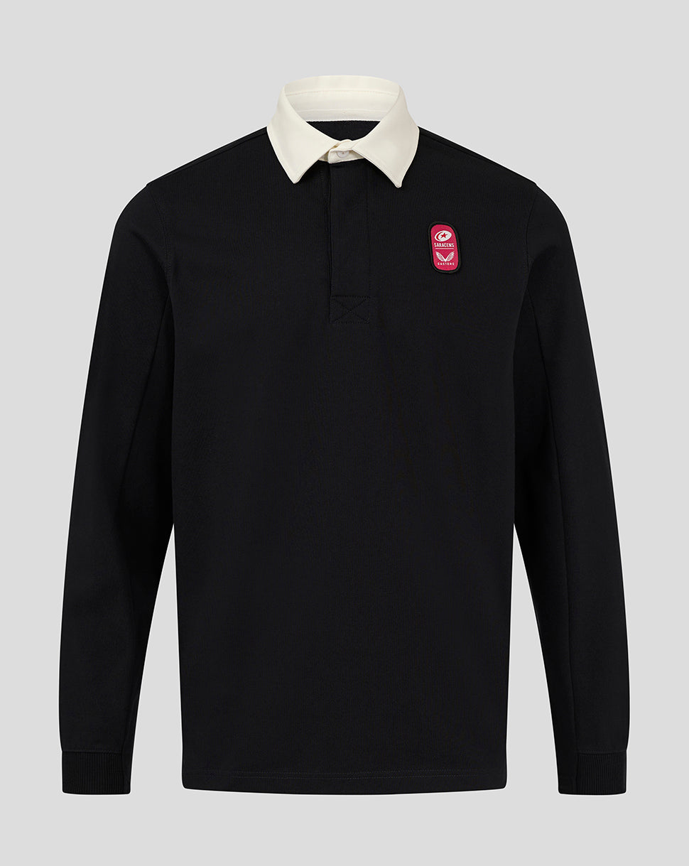 Saracens Men's Dual Branded Rugby Jersey