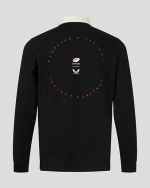 Saracens Men's Dual Branded Rugby Jersey