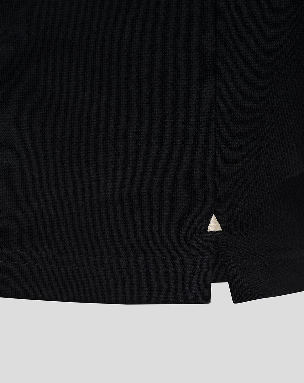 Saracens heren dual branded rugbyshirt - Zwart/Wit