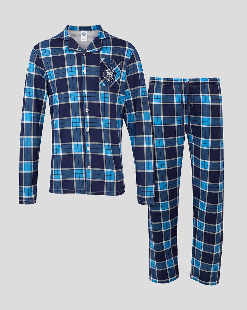 Conjunto de pijama largo Bath Rugby 24/25 de hombre - Azul marino