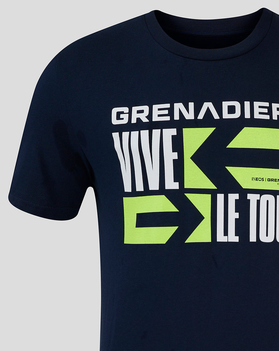 Unisex Vive Le Tour 2024 T-Shirt - Marineblau