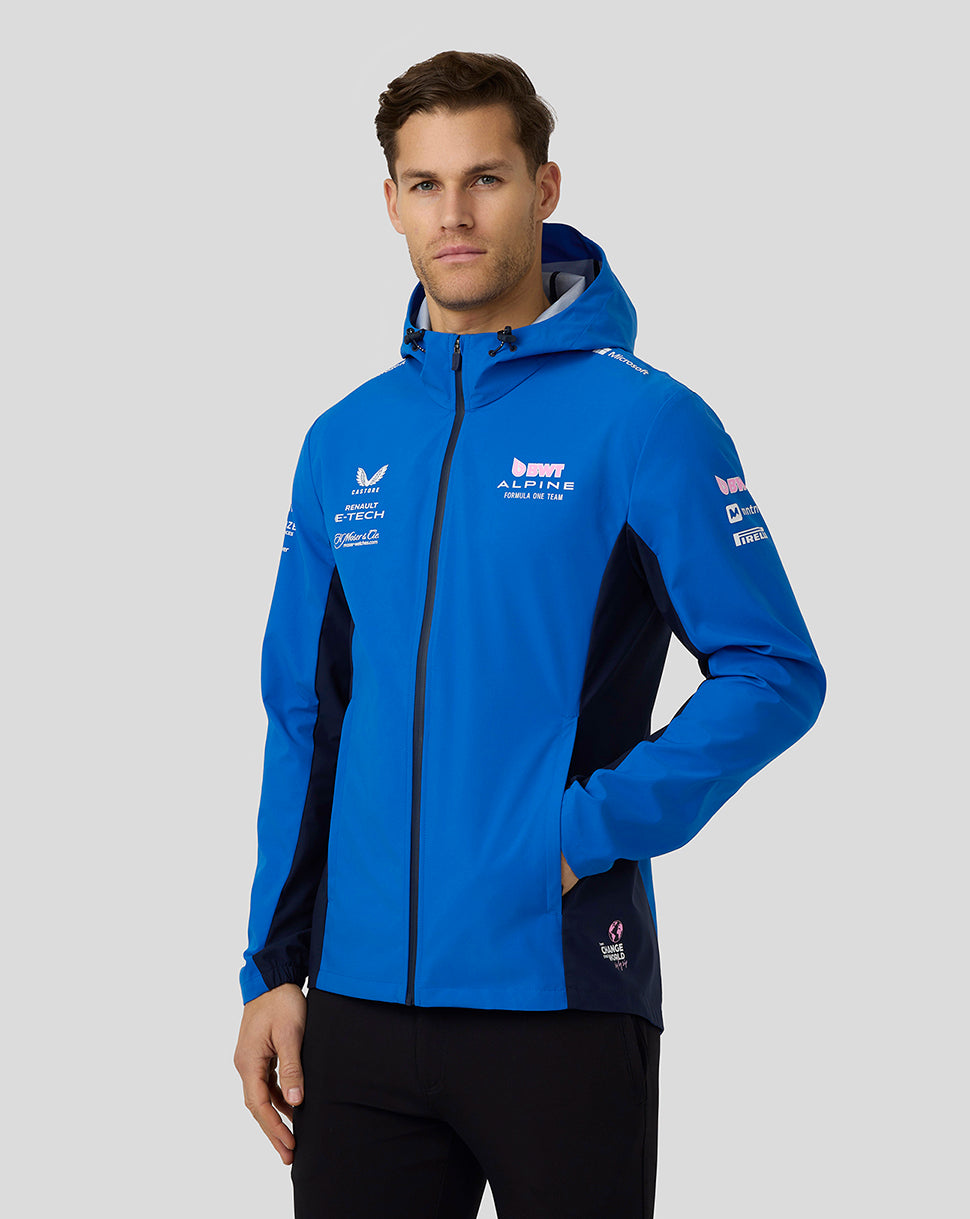 Bwt Alpine Formula One Team’s Official Water Resistant Jacket - Lapis Blue