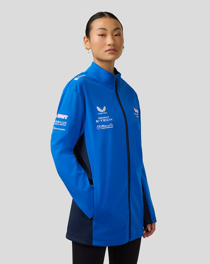Bwt Alpine Formula One Team’s Official Unisex Soft Shell Jacket - Lapis Blue