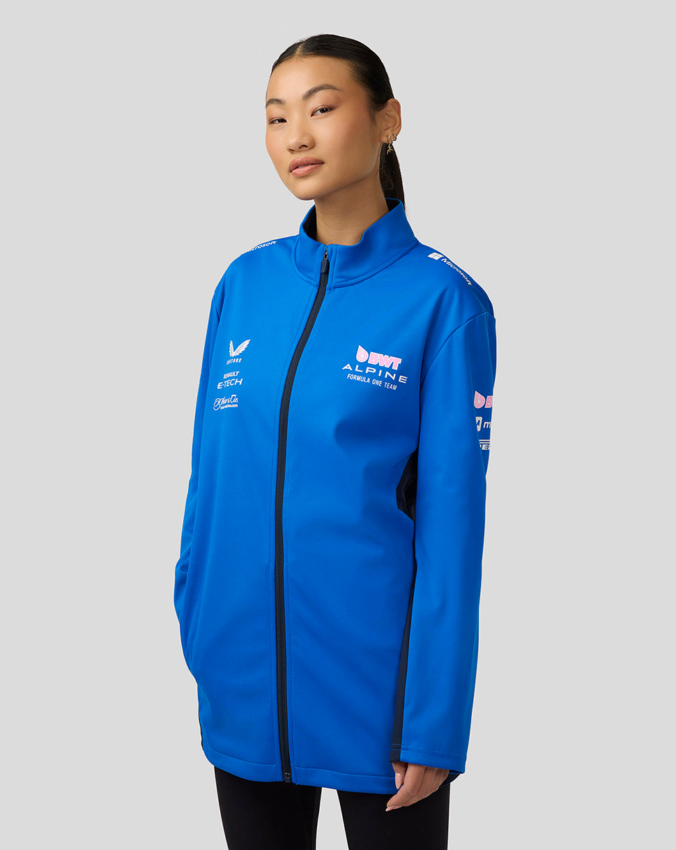 Bwt Alpine Formula One Team’s Official Unisex Soft Shell Jacket - Lapis Blue