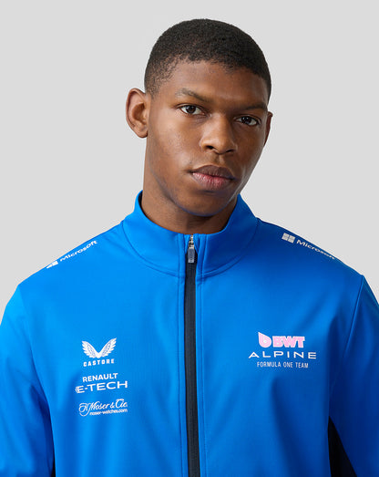 Bwt Alpine Formula One Team’s Official Unisex Soft Shell Jacket - Lapis Blue