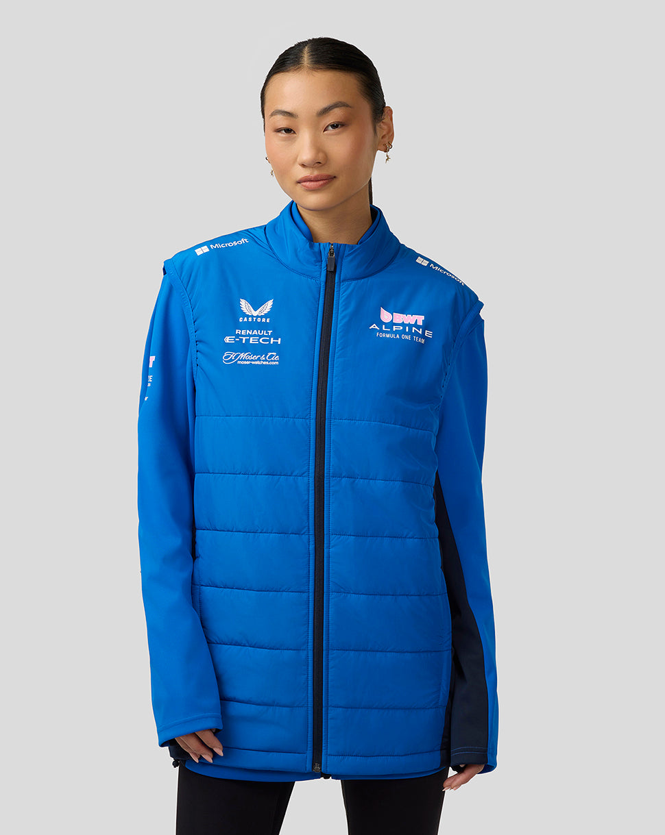 Bwt Alpine Formula One Team’s Official Unisex Hybrid Gilet - Lapis Blue