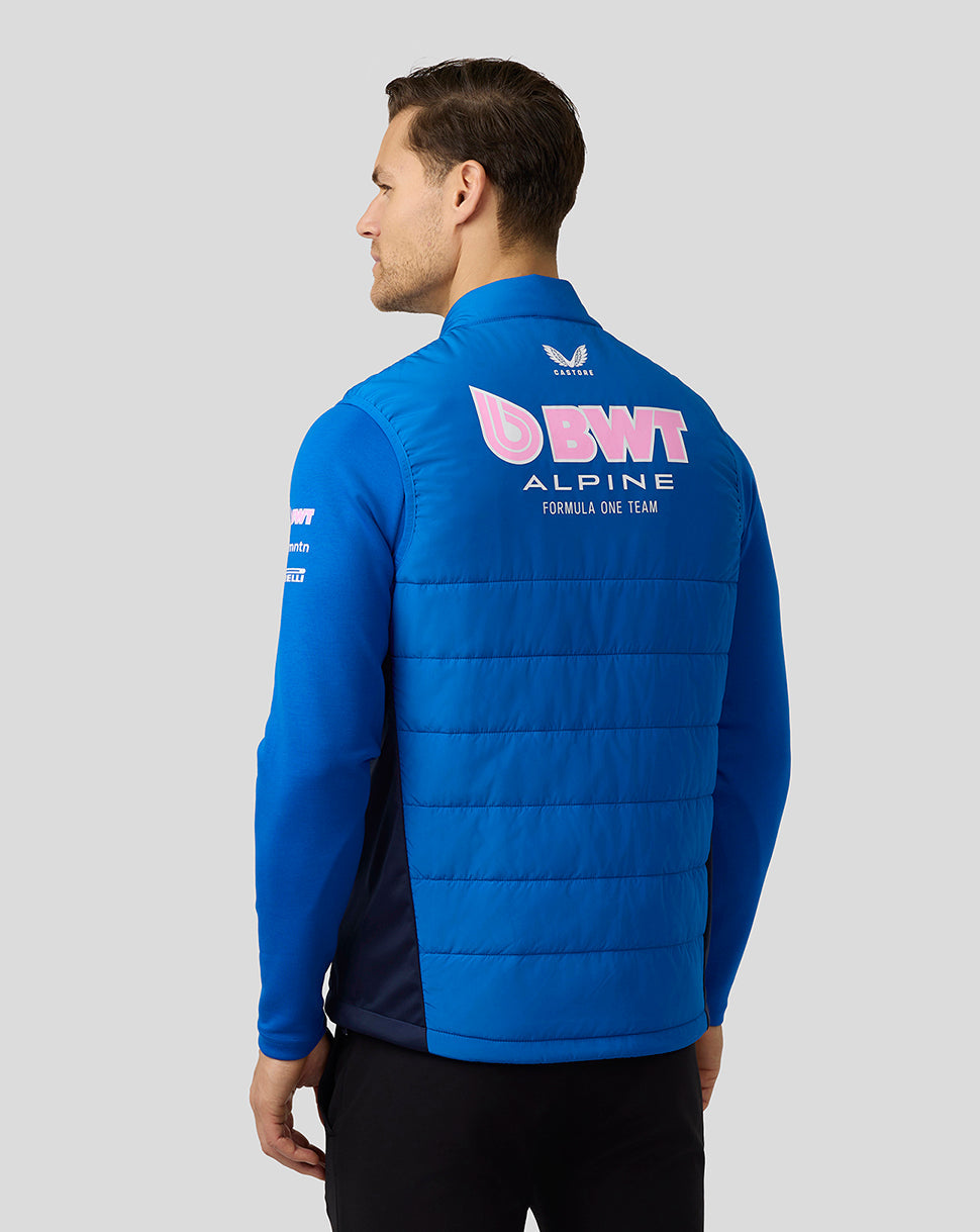 Bwt Alpine Formula One Team’s Official Unisex Hybrid Gilet - Lapis Blue