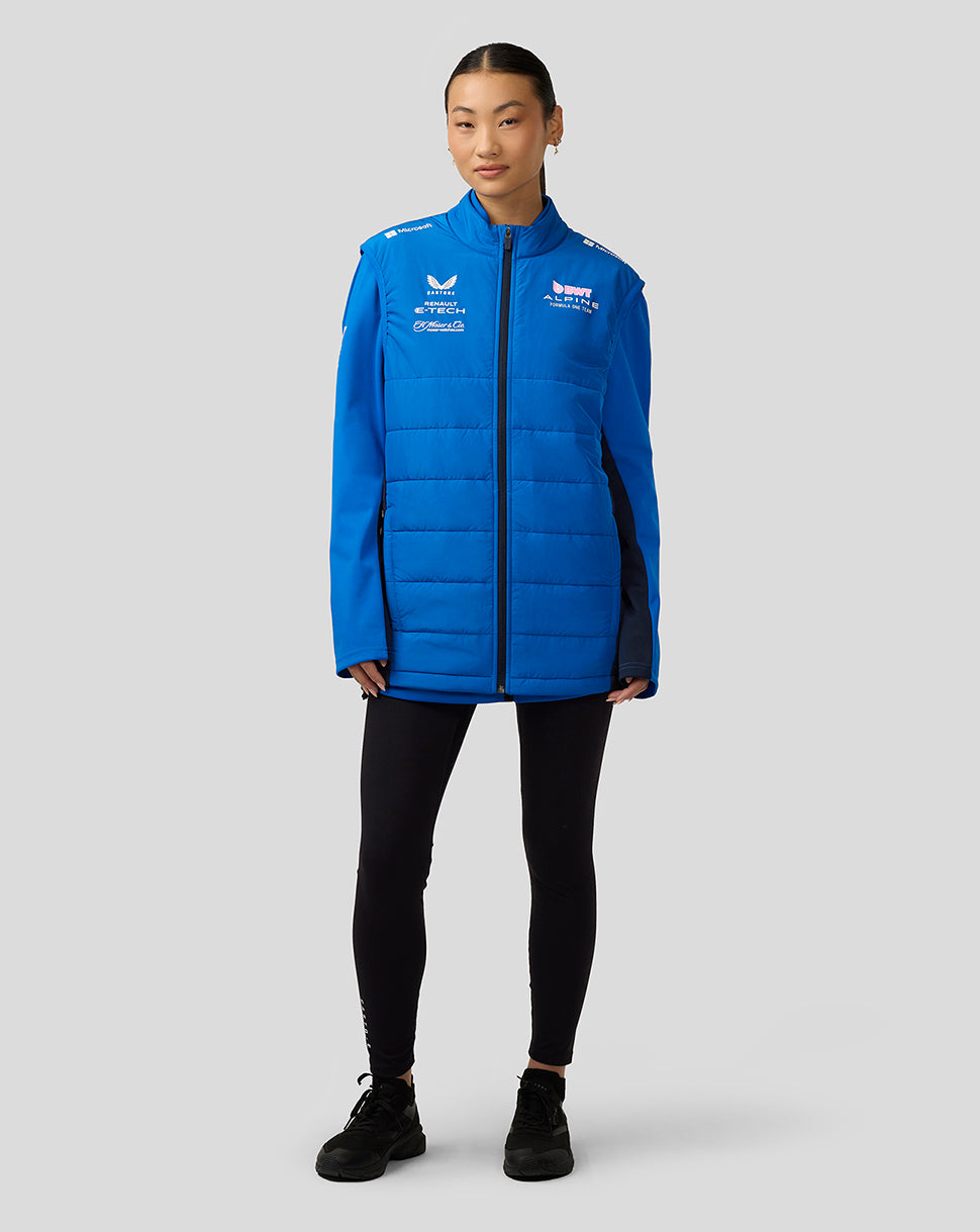 Bwt Alpine Formula One Team’s Official Unisex Hybrid Gilet - Lapis Blue