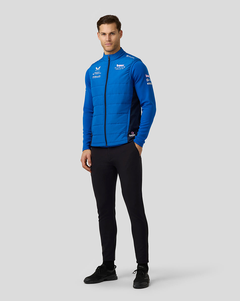 Bwt Alpine Formula One Team’s Official Unisex Hybrid Gilet - Lapis Blue