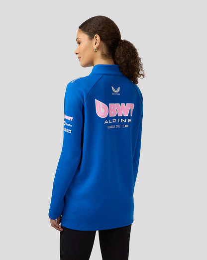 Bwt Alpine Formula One Team’S Official Unisex Quarter Zip Mid-Layer - Lapis Blue