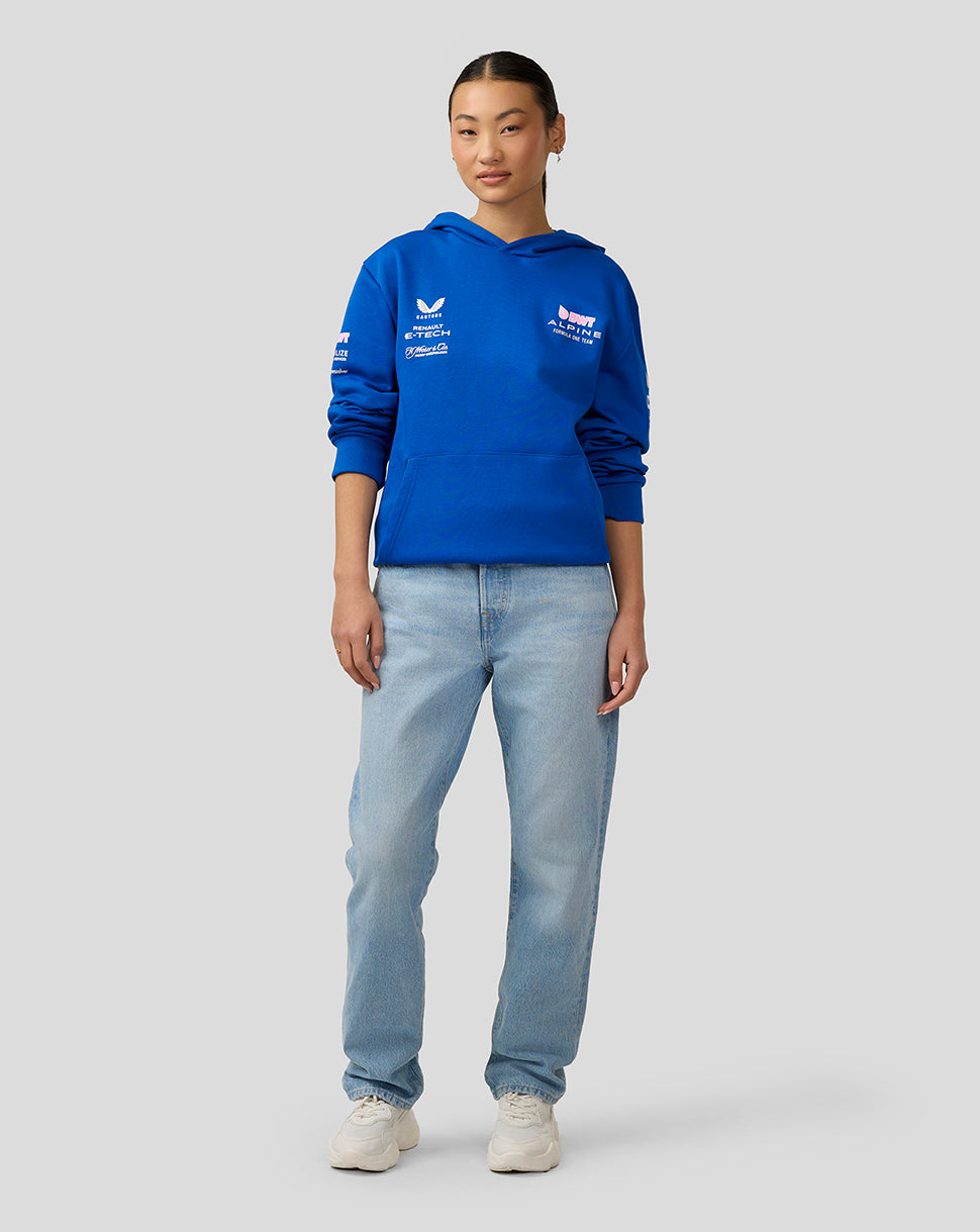 Bwt Alpine Formula One Team’S Unisex Official Pullover Hoodie - Lapis Blue