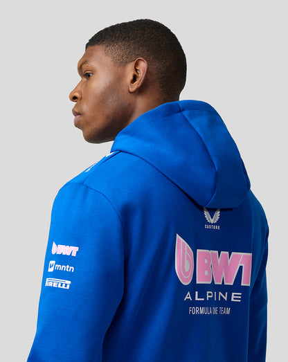 Bwt Alpine Formula One Team’S Unisex Official Pullover Hoodie - Lapis Blue