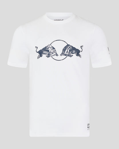 Oracle Red Bull Racing Unisex Graphic Bull T-Shirt - Brilliant White
