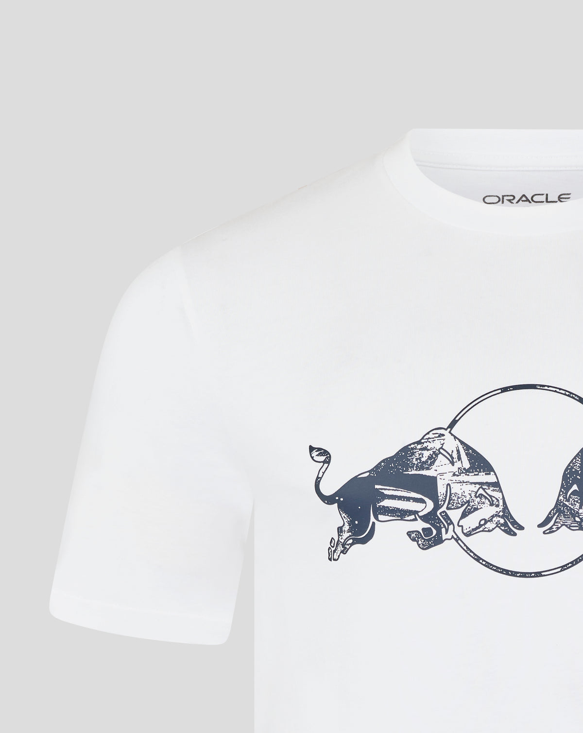 Oracle Red Bull Racing Unisex Grafisch Bull T-shirt – Stralend wit - Helder wit
