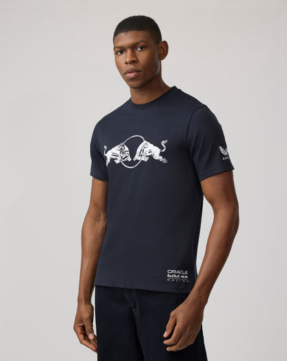Oracle Red Bull Racing Unisex Graphic Bull T-Shirt - Night Sky