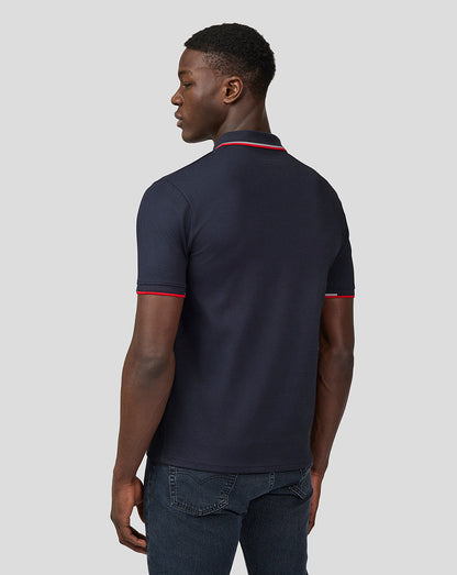 Oracle Red Bull Racing Unisex Core Polo Shirt With Full Colour Logo - Night Sky
