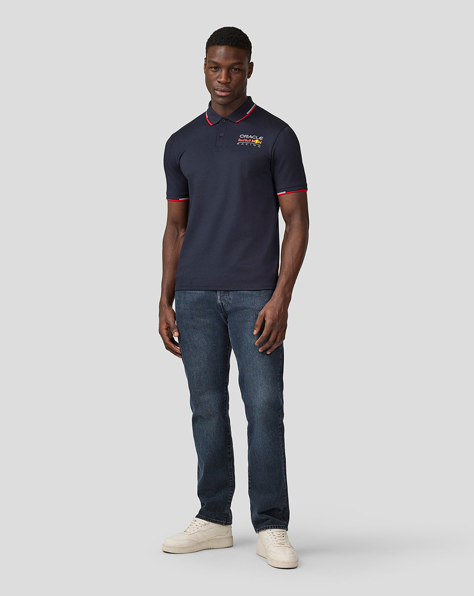 Polo Core unisex con logotipo a todo color Oracle Red Bull Racing – Night Sky - Night Sky