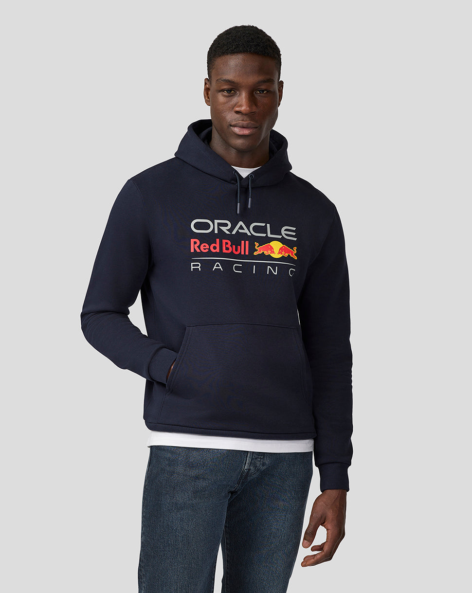 Oracle Red Bull Racing Unisex Large Front Logo Hoodie - Night Sky - Night Sky