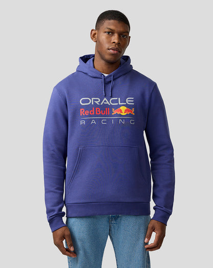 Oracle Red Bull Racing Unisex Large Front Logo Hoodie - Skipper Blue