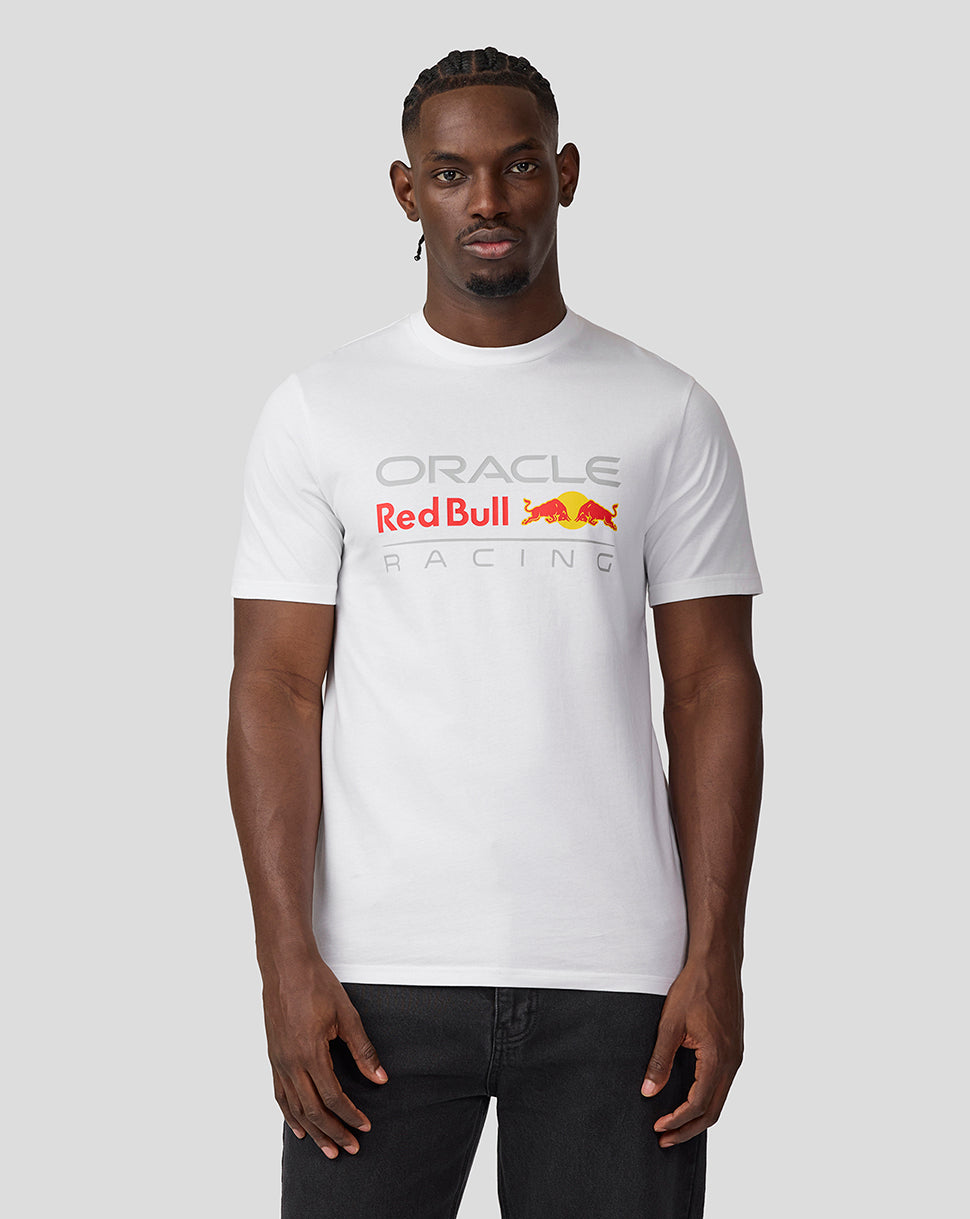 Camiseta unisex con logotipo grande Oracle Red Bull Racing – Blanco brillante - Blanco brillante