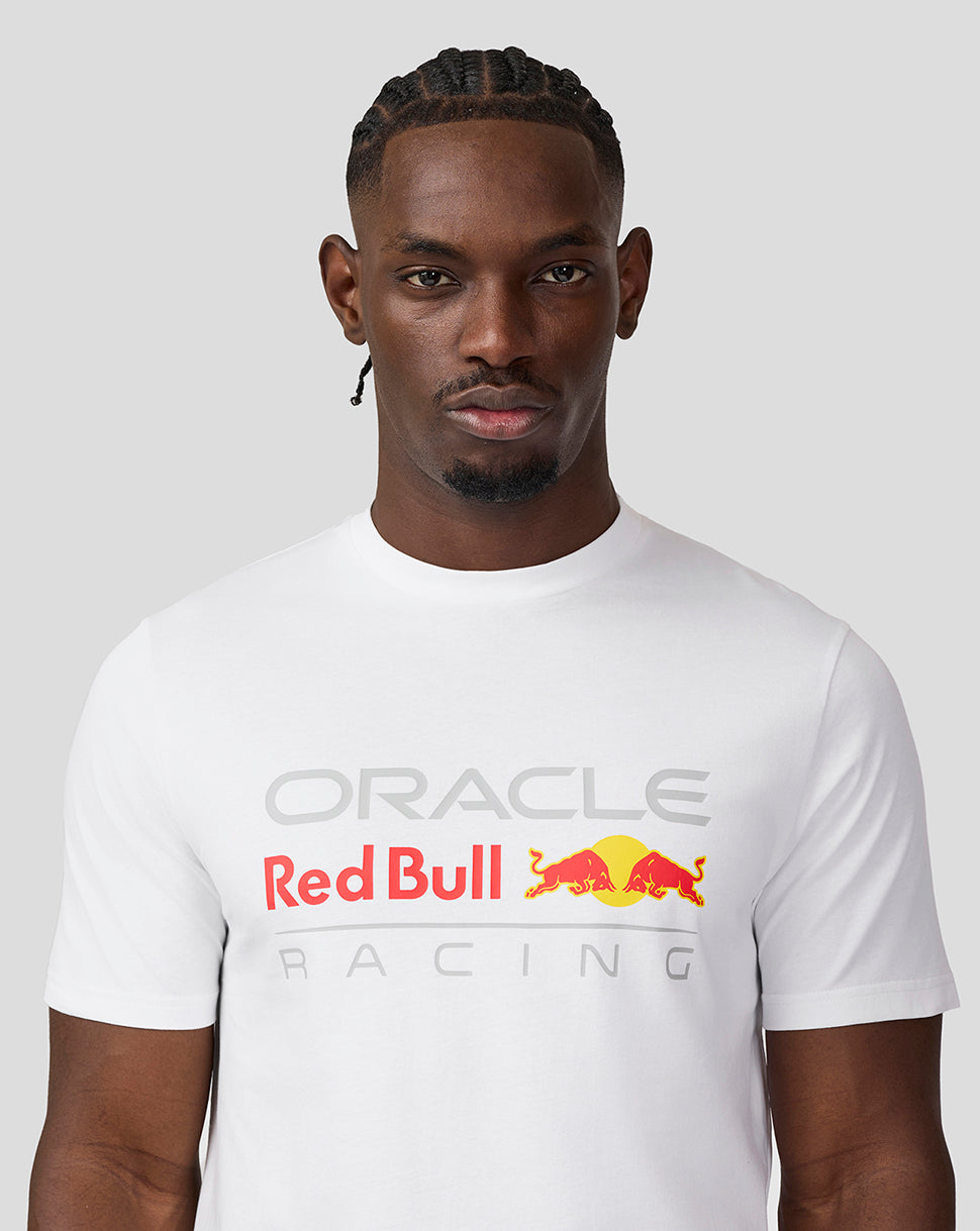 Camiseta unisex con logotipo grande Oracle Red Bull Racing – Blanco brillante - Blanco brillante