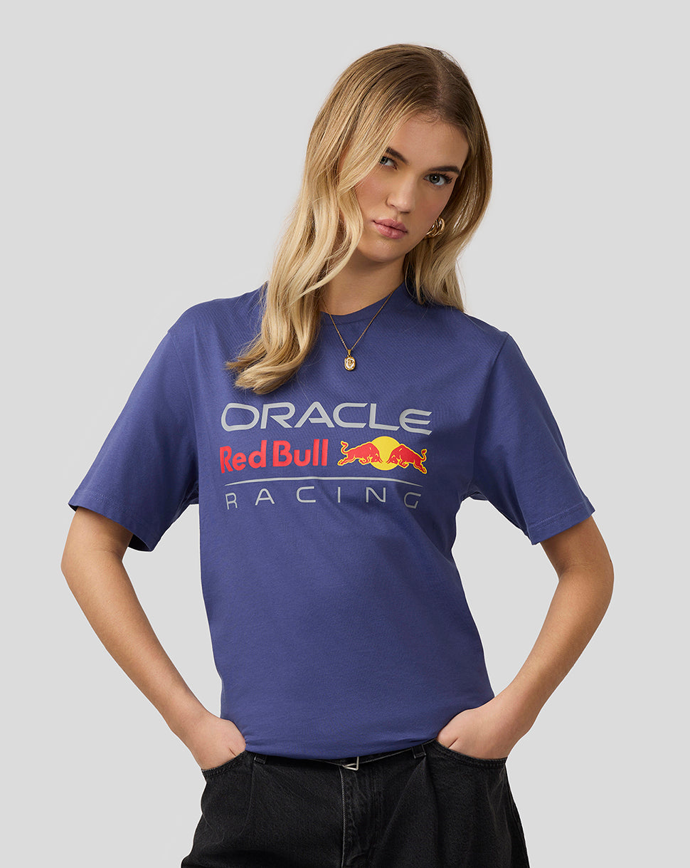 Camiseta unisex con logotipo grande Oracle Red Bull Racing – Skipper Blue - Skipper Blue