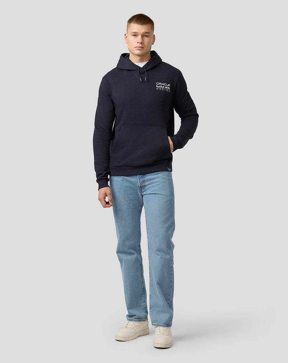 Oracle Red Bull Racing Unisex Max Verstappen Crest Pullover Hoodie - Night Sky