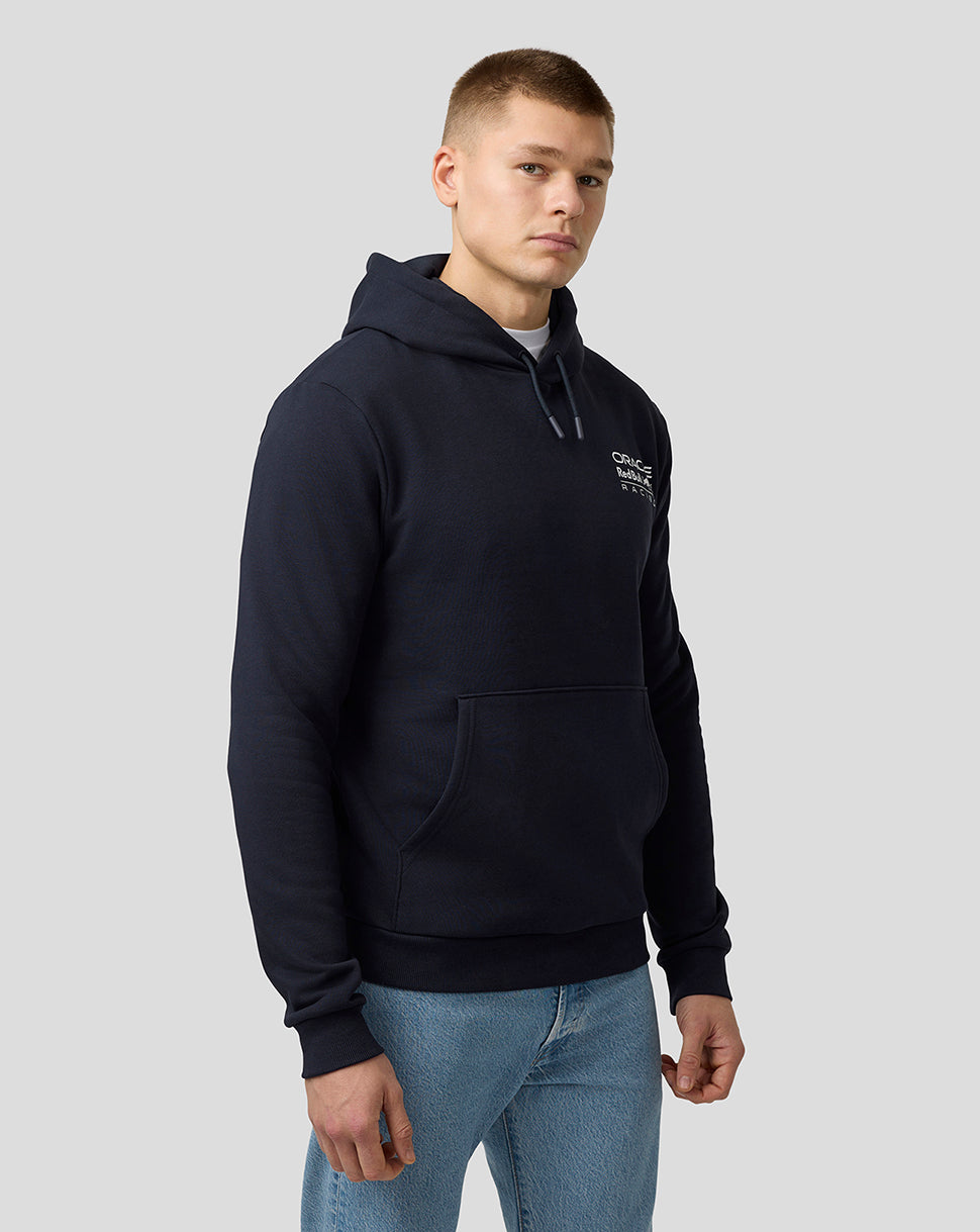 Oracle Red Bull Racing Unisex Max Verstappen Crest Pullover Hoodie – Nachthimmel - Night Sky