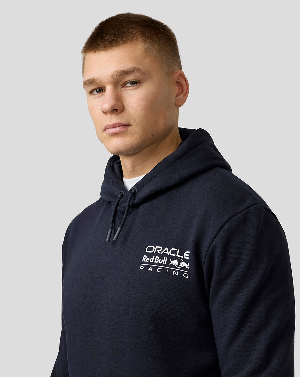 Oracle Red Bull Racing Unisex Max Verstappen Crest Pullover Hoodie - Night Sky