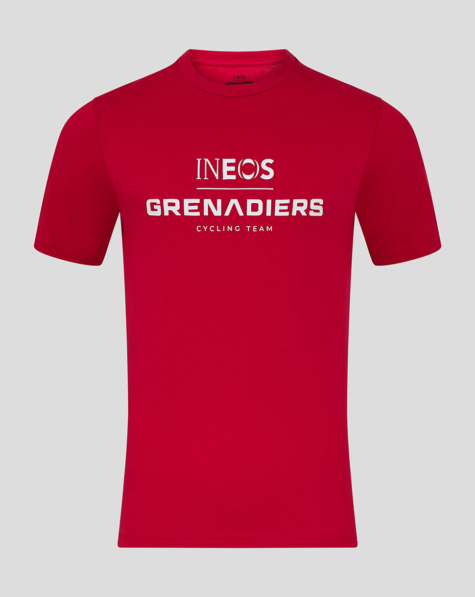 INEOS Grenadiers Unisex Core Monobrand Short Sleeve T-Shirt - Red
