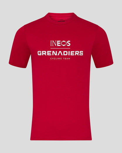 INEOS Grenadiers Unisex Core Monobrand Short Sleeve T-Shirt - Red