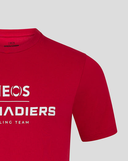 INEOS Grenadiers Unisex Core Monobrand Short Sleeve T-Shirt - Red