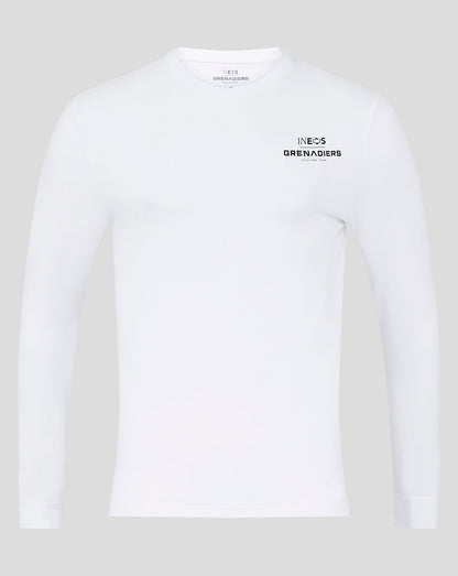 INEOS Grenadiers Unisex Core Monobrand Long Sleeve T-Shirt - White