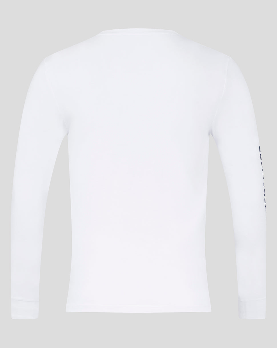 INEOS Grenadiers Unisex Core Monobrand Long Sleeve T-Shirt - White